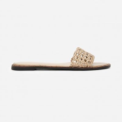 Weaved Embellished Flats from Charles & Keith