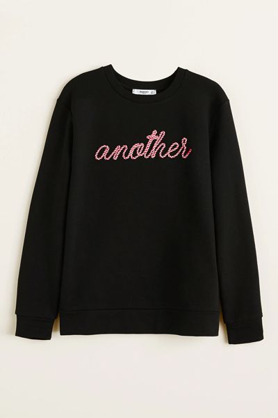 Embossed Message Sweatshirt from Mango