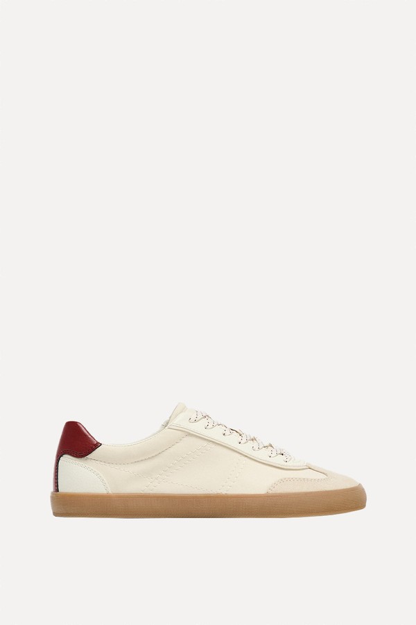 Contrast Heel Sneakers from Zara