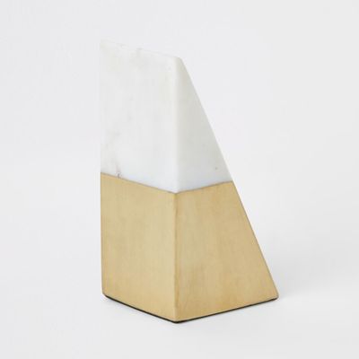 Triangular Marble Book End