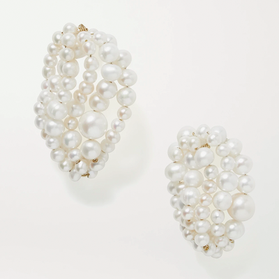 Cove Pearl Earrings from Completedworks