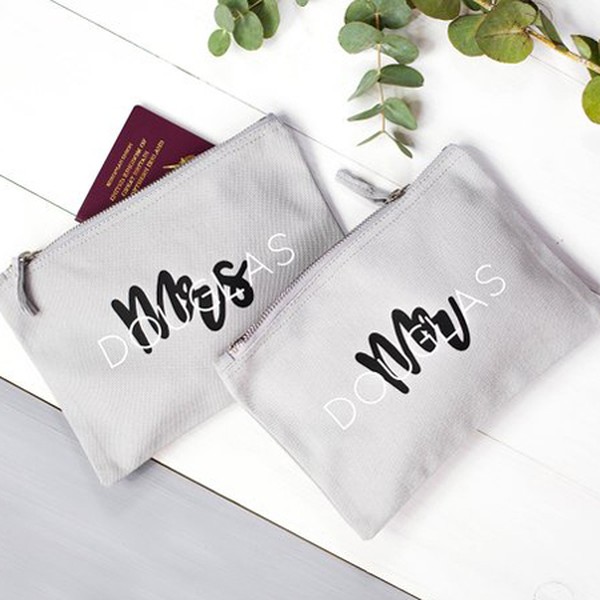 Personalised Couple’s Travel Bag Set from CloudsandCurrents