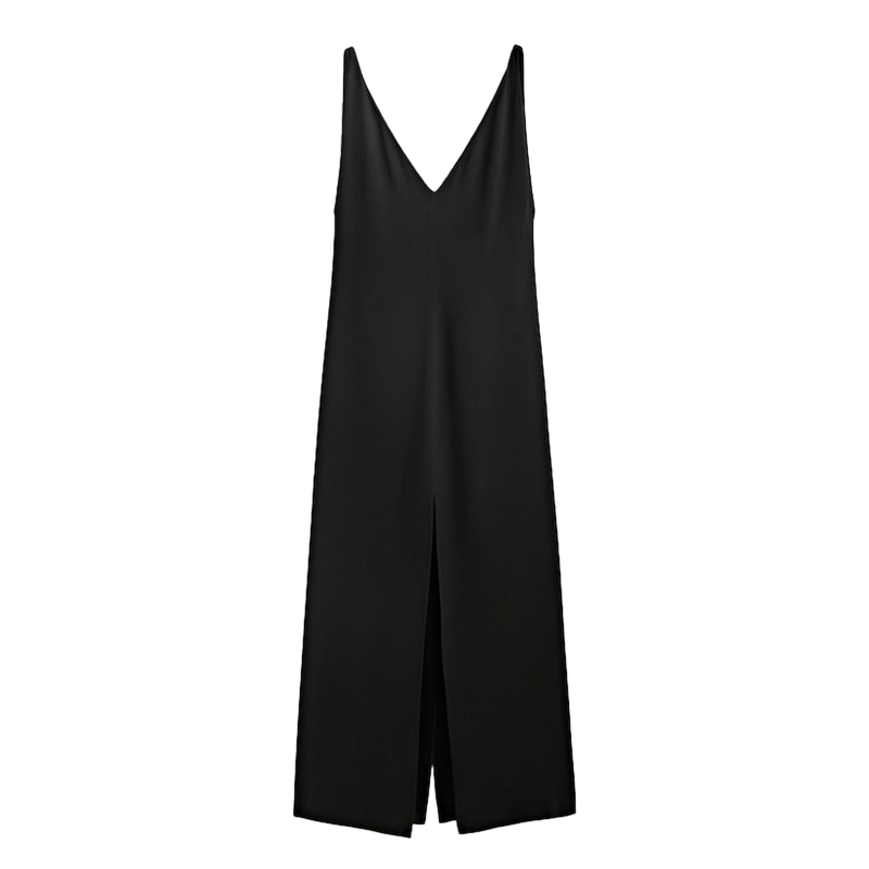 Long V-Neck Dress, £129 | Massimo Dutti