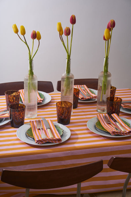 Striped Tablecloth, £85 | Atelier Raff