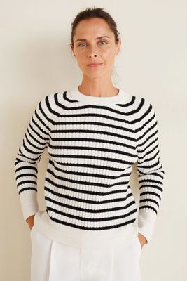 Knit Striped Sweater from Mango