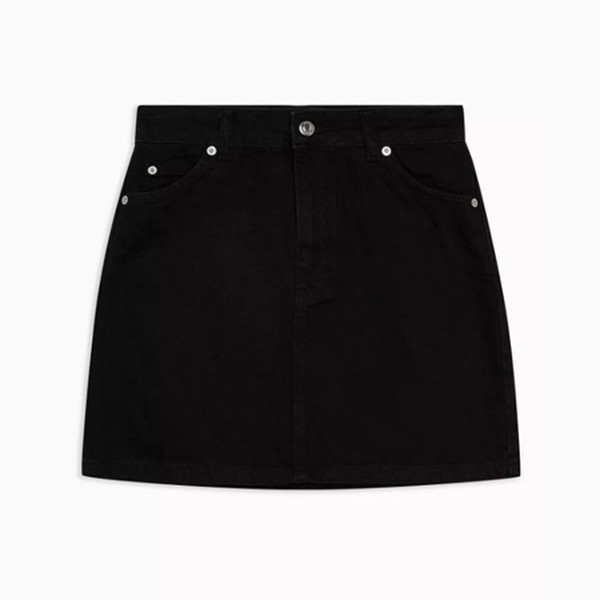 High-Waisted Denim Skirt from Topshop