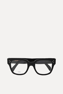 Oversized Cat-Eye Acetate Optical Glasses  from Celine Eyewear