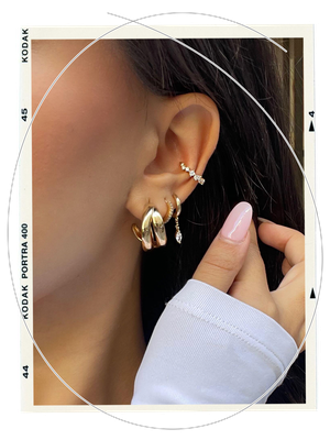 London Ear Piercing - Helix Cartilage Earrings - Metal Morphosis