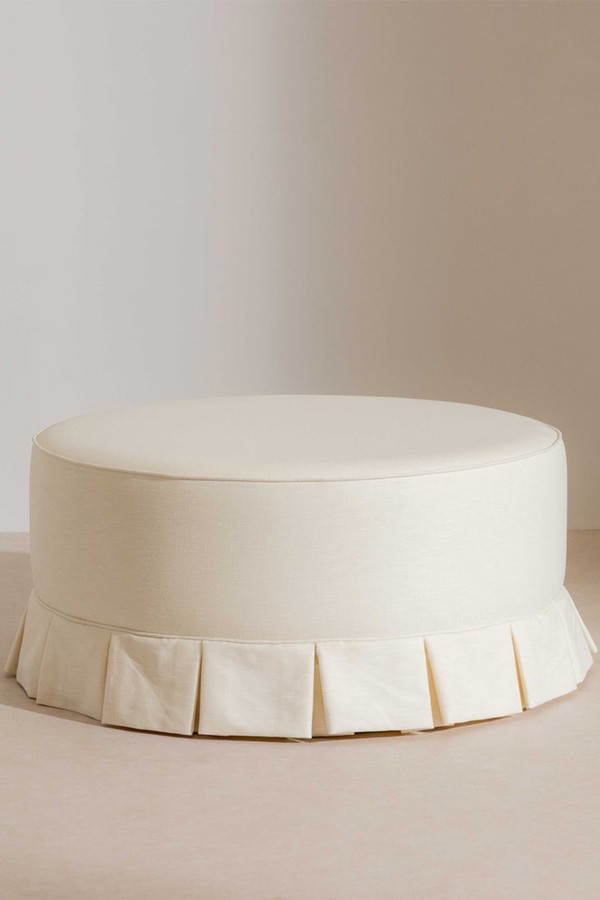 Box-Pleat Ottoman from Six The Residence