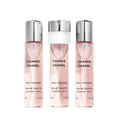 Chance Eau Tendre Twist & Spray Refill Set from Chanel