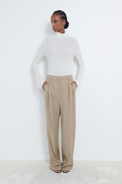 Wide-Leg Wool Trousers  from Lou Lou Studio