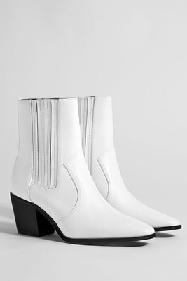 Stretch Cowboy Ankle Boots from Bershka