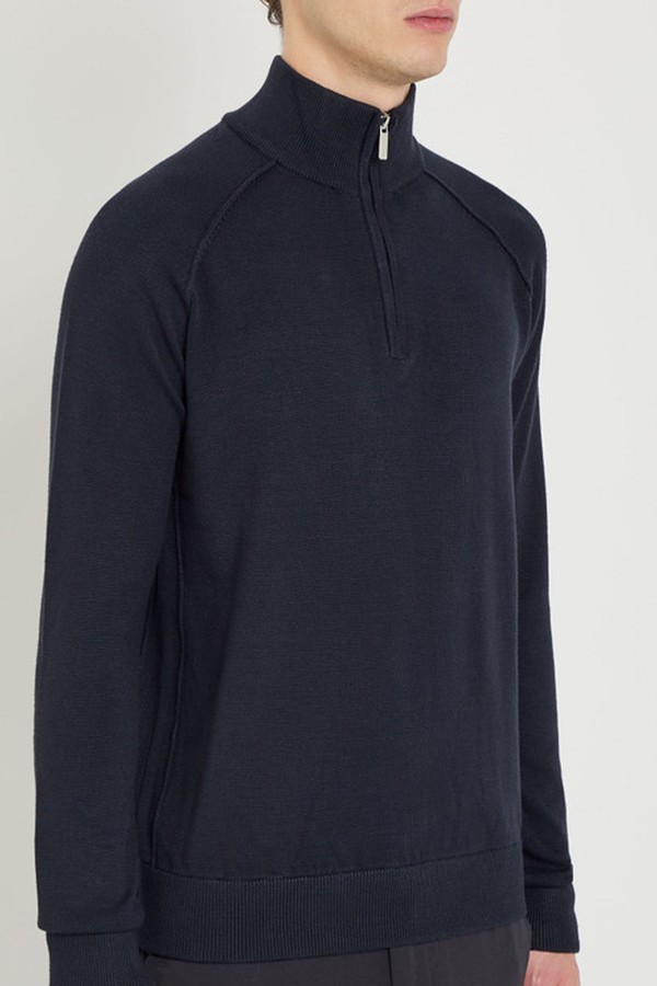 Quarter-Zip Knit Jumper from Raith