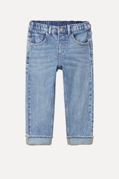 Relaxed Fit Frayed Jeans  from Zara 