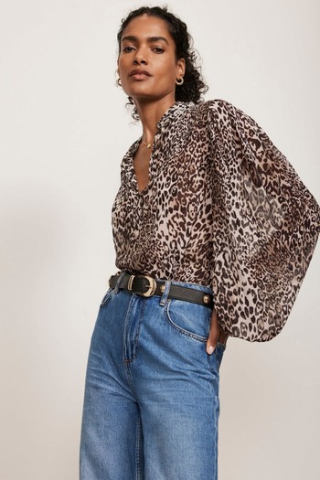 Leopard Print Blouse from MInt Velvet