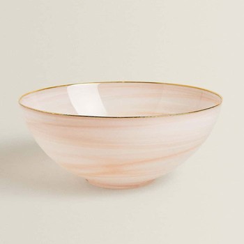 Pink Glass Bowl