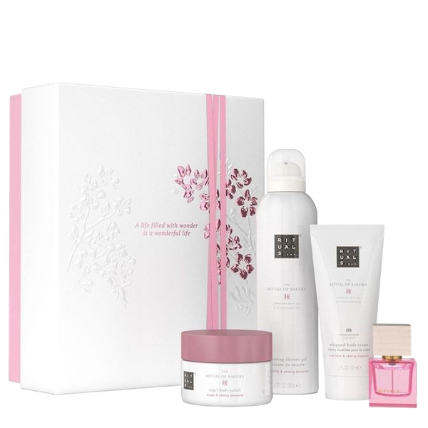 The Sakura Cherry Blossom & Rice Milk Medium Gift Set  from Rituals