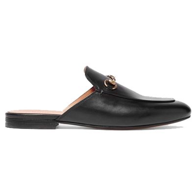 Princetown Horsebit-Detailed Leather Slippers from Gucci