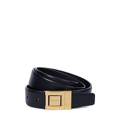 Buckled Leather Belt from Saint Laurent