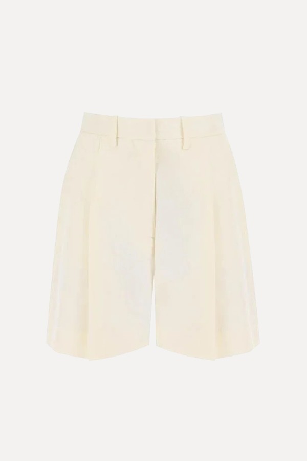 Flared Pleated Shorts from MVP Wardrobe