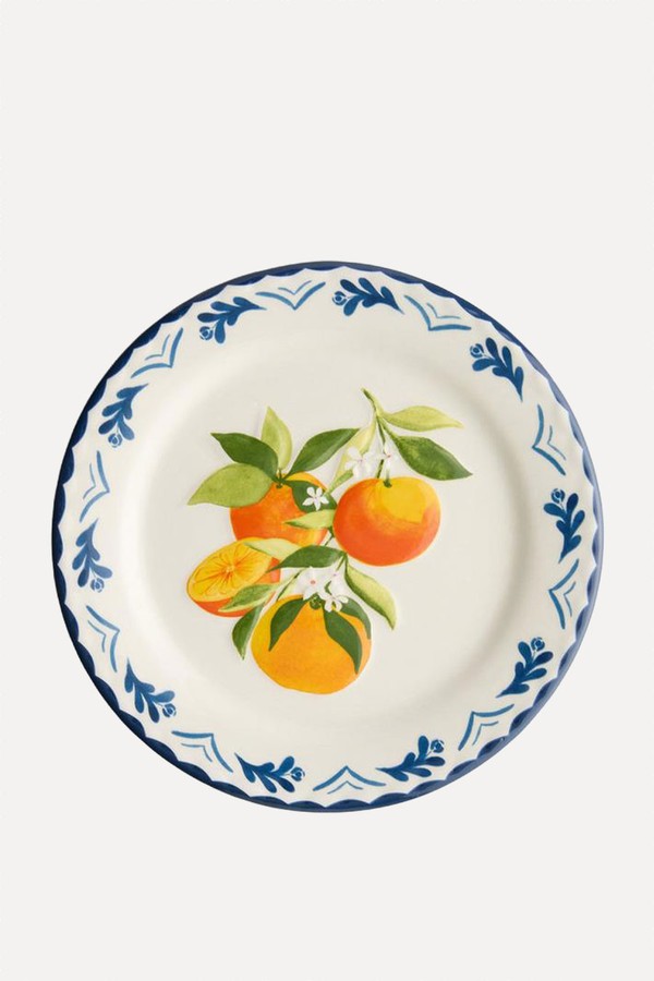 Mediterranean Floral Dinner Plate from Primark