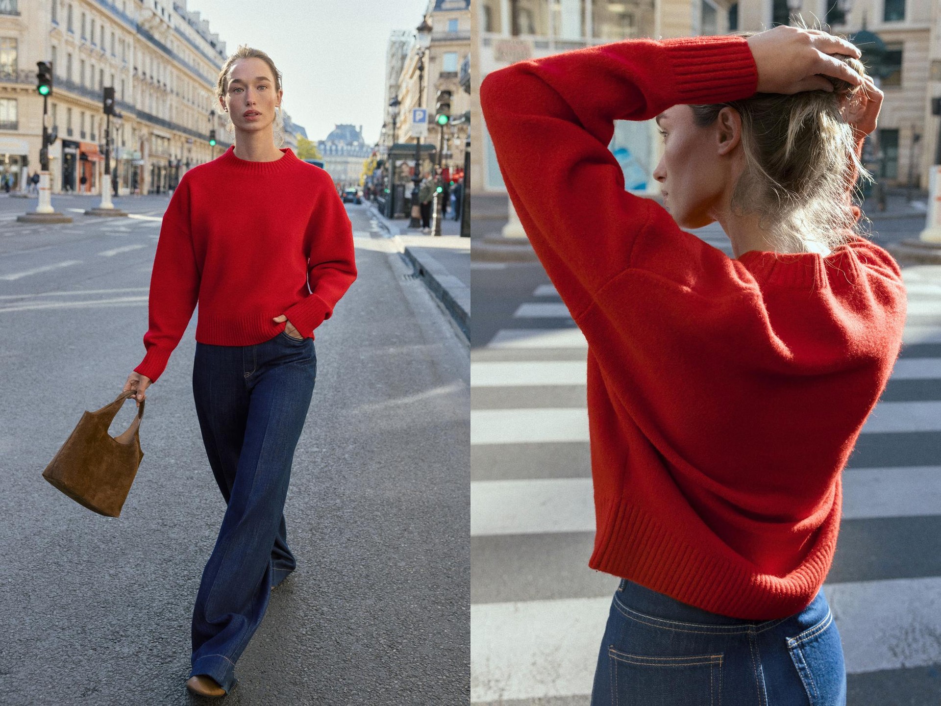 Soft Plain Knit Sweater from Zara