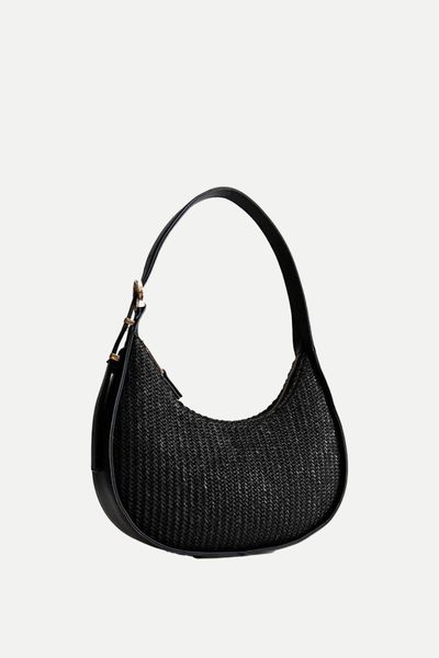 Raffia Shoulder Bag