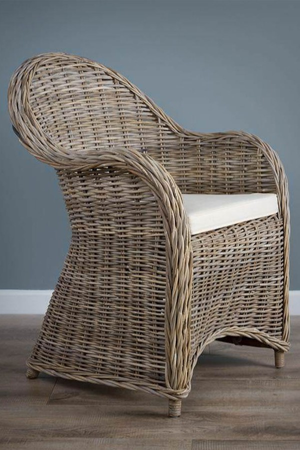Riviera Natural Wicker Armchair from Sustainable Furniture