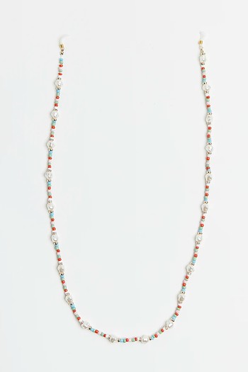 Pink Beaded Sunglasses Chain from River Island