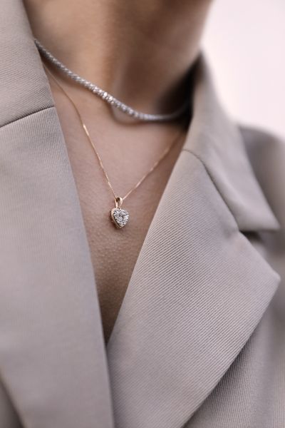 18KW Diamond Cluster Necklace 7.00ct H/Si