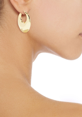 18-Karat Gold-Plated Hoop Earrings from Shashi