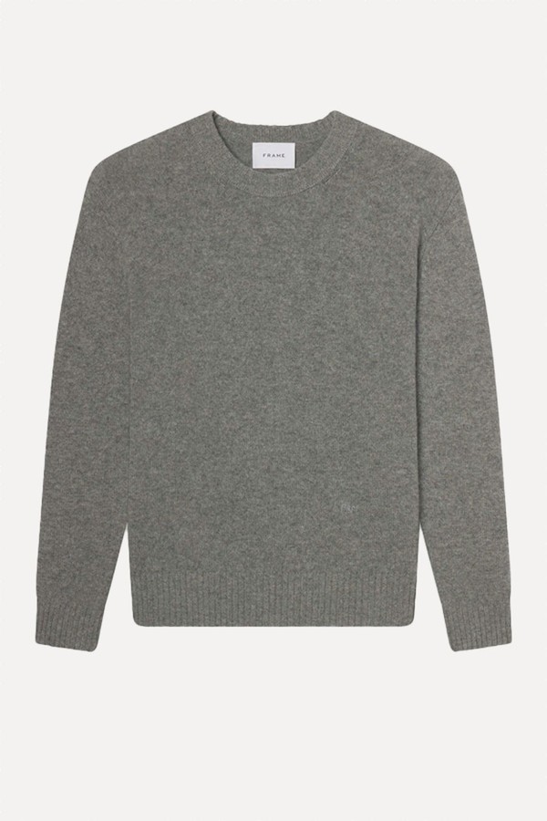 Crew-Neck Relaxed-Fit Wool & Cashmere-Blend Jumper from Frame