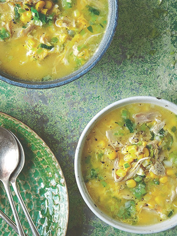 Chicken, Sweetcorn & Egg Soup