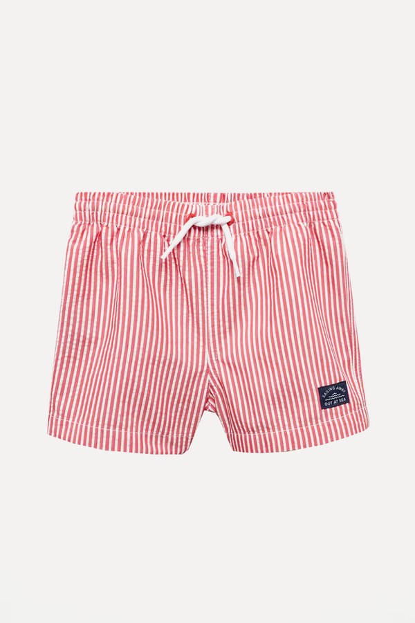 Striped Swimsuit from Mango