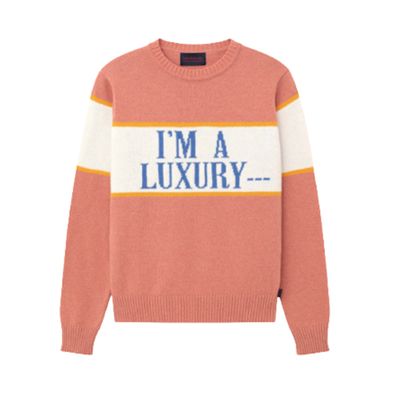 “I’m A Luxury” Iconic Diana Jumper, From £37 | Rowing Blazers
