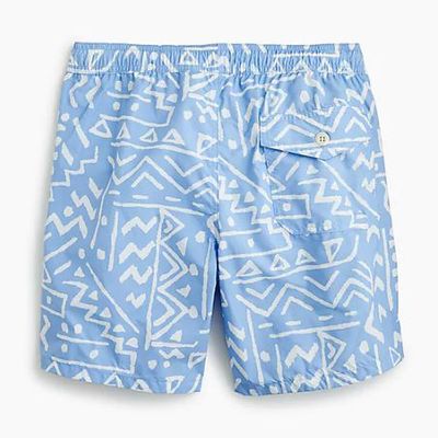 Swim Trunk In Sketch Print from J.Crew