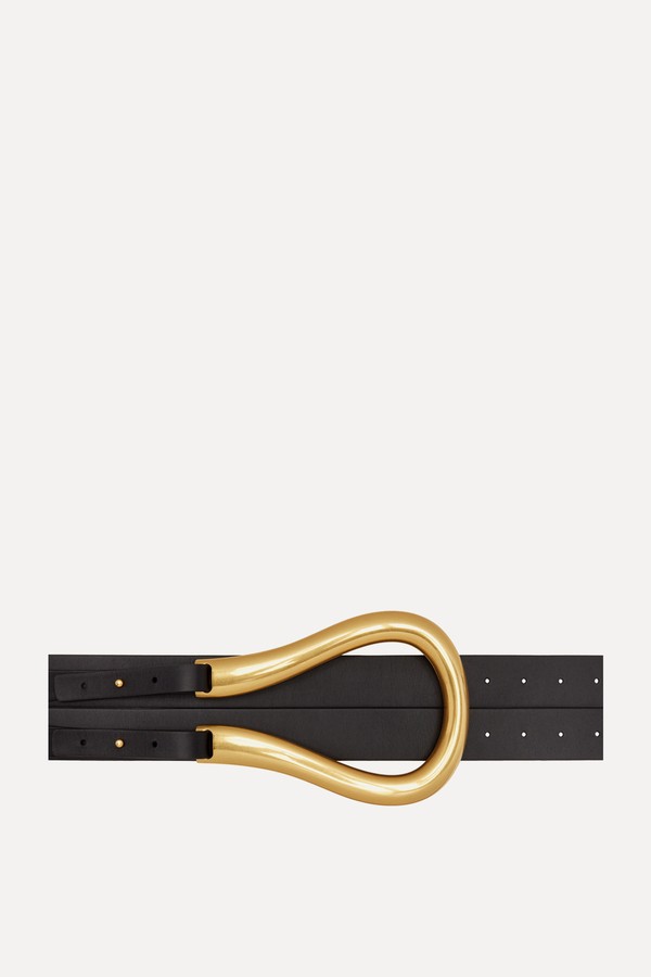 Large Horseshoe Buckle Belt from Bottega Veneta