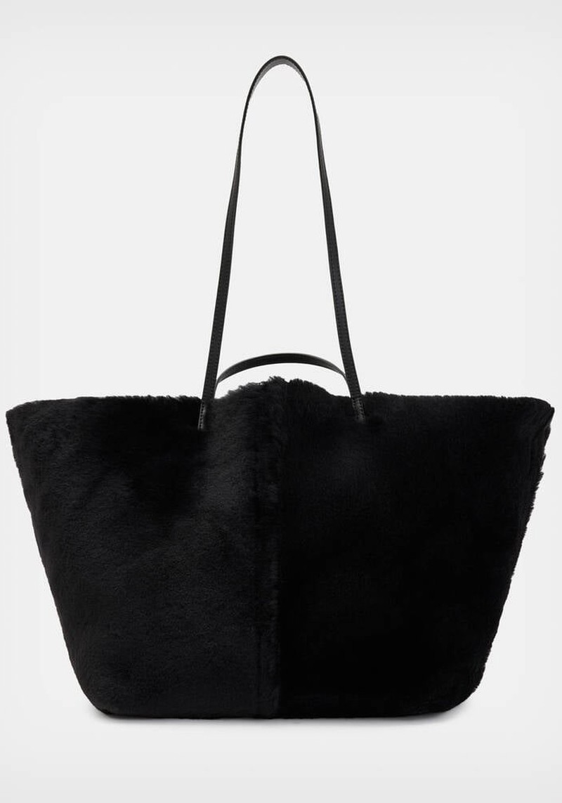 Hannah Shearling Tote Bag