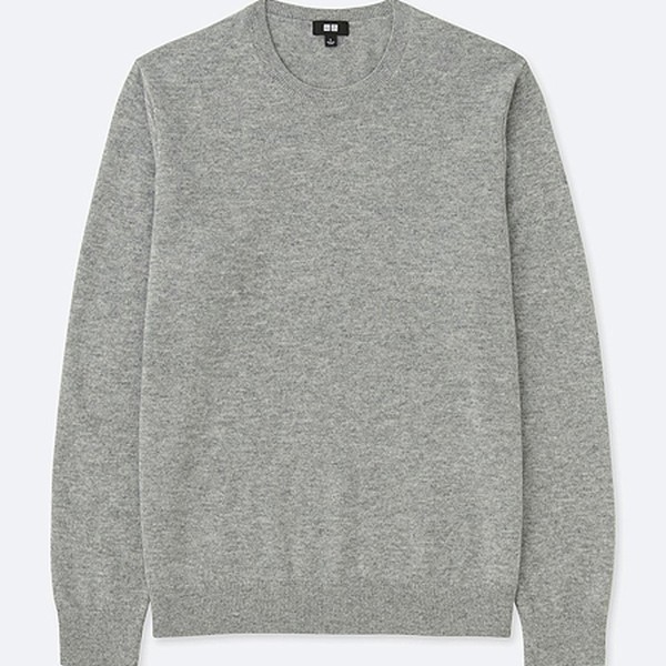 Cashmere Crew Neck Long Sleeve Sweater
