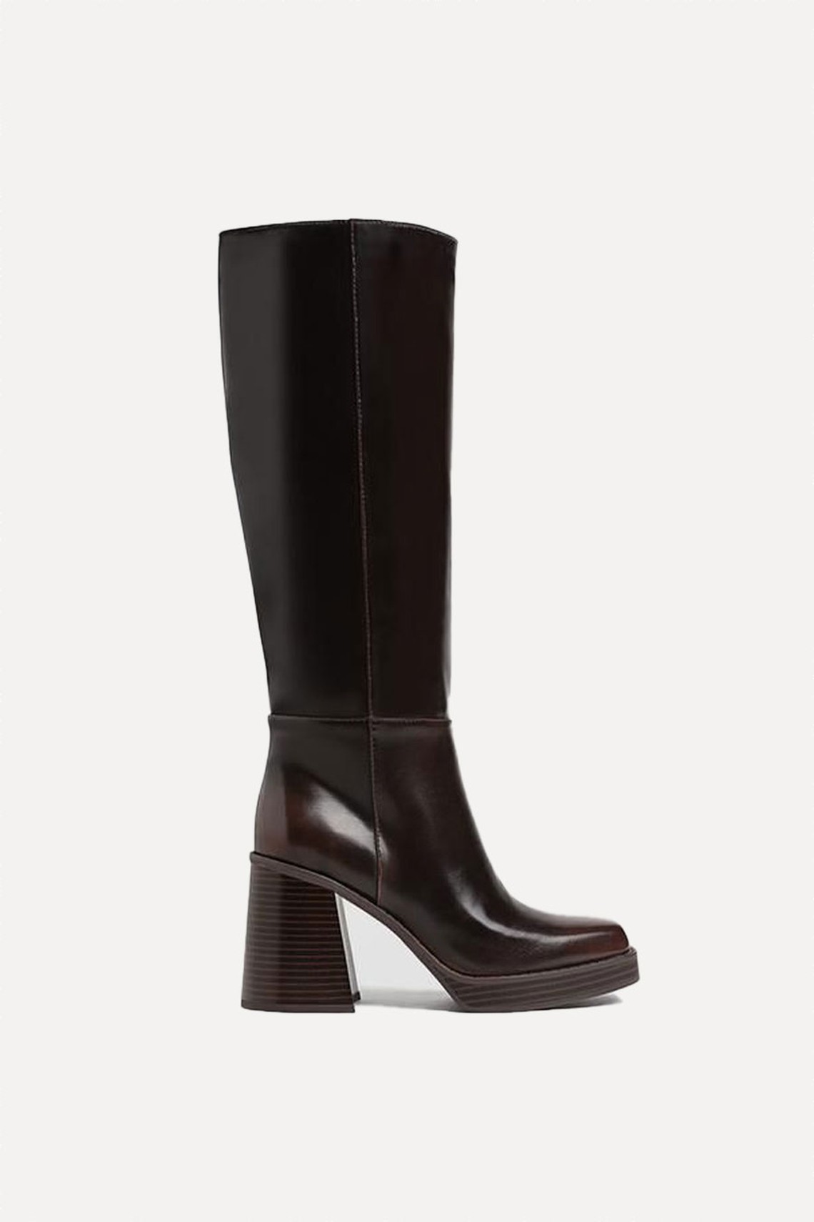 High-Heel Platform Boots from Stradivarius