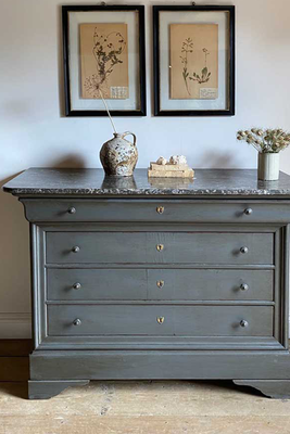 Antique Marble Top Chest Of Drawers from Homebarn