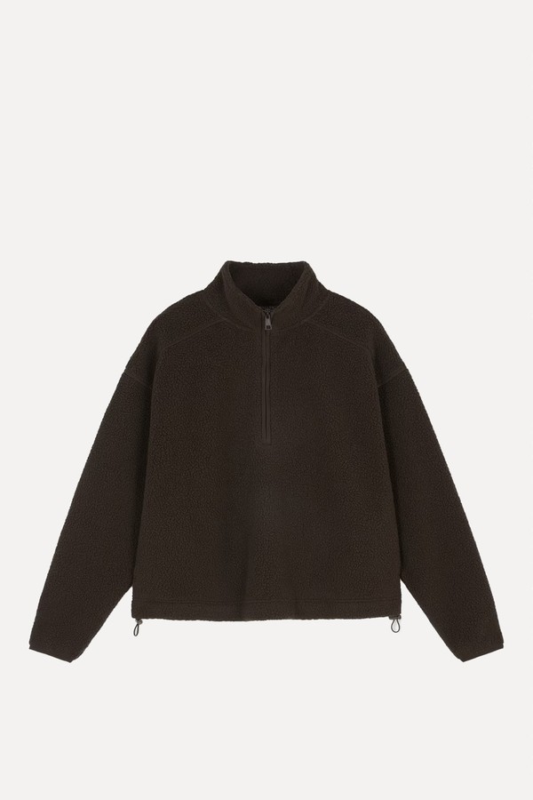 Half Zip Borg Fleece from Primark