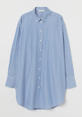 Long Cotton Shirt  from H&M