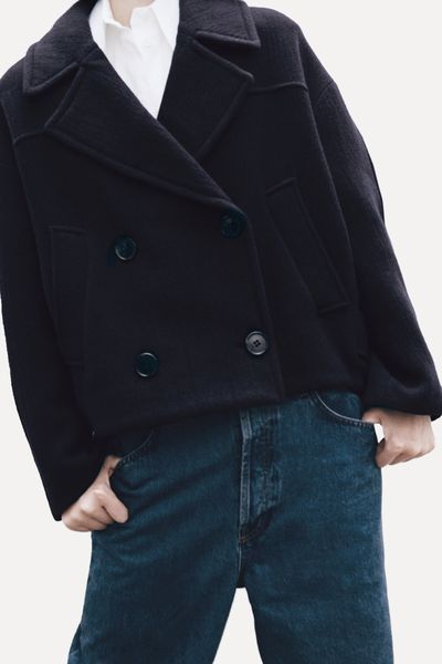 Oversize Wool Blend Jacket from Zara
