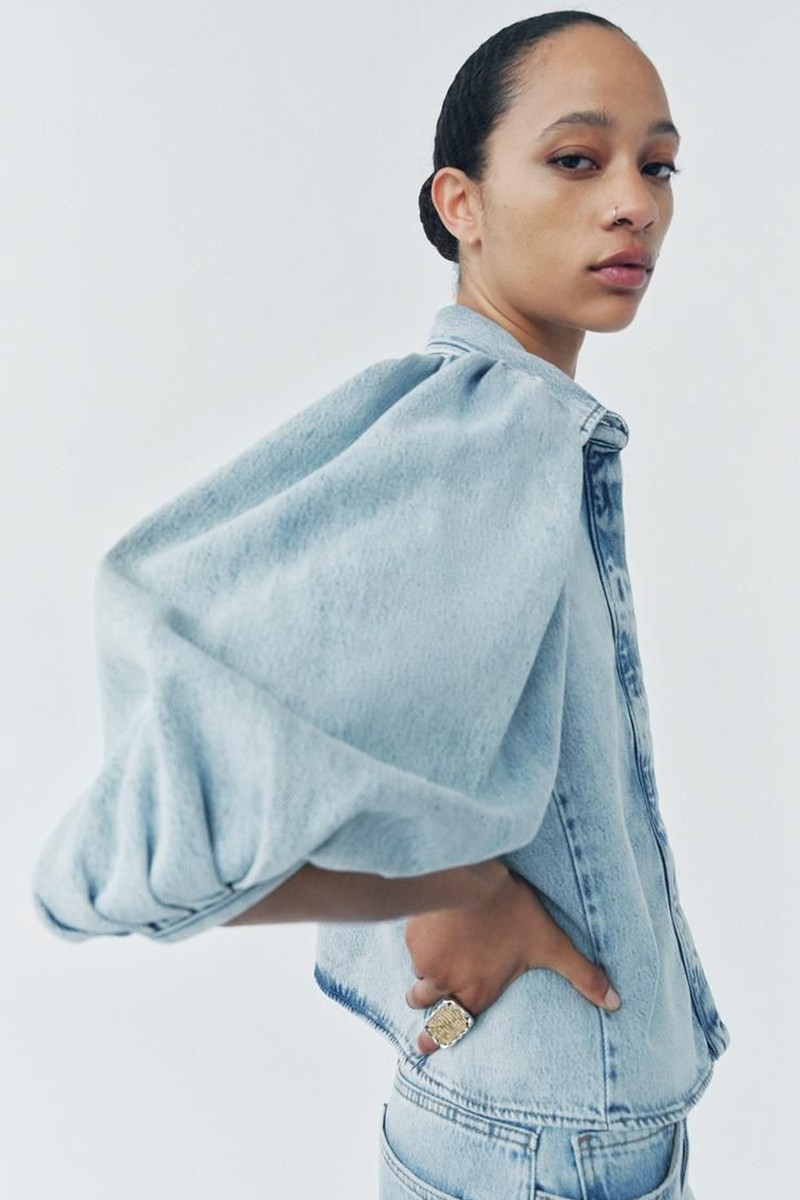 Denim Blouse