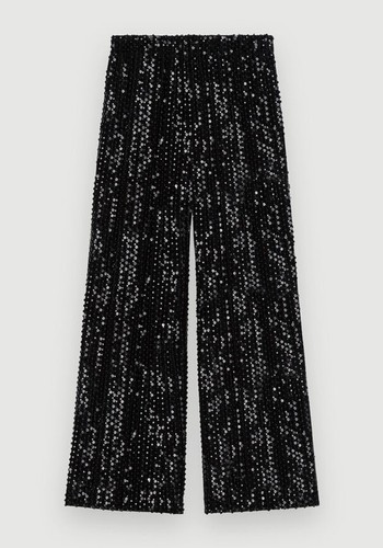 Velvet & Sequin Trousers from Maje