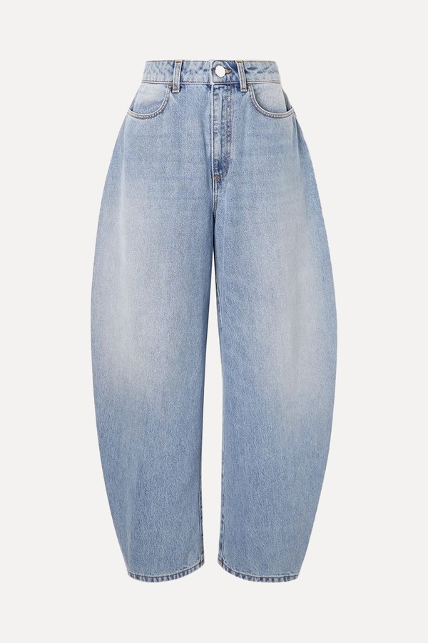 High-Rise Barrel-Leg Jeans from RÓHE