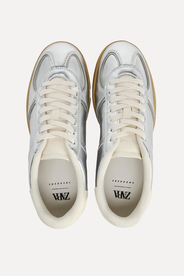 Metallic Trainers from Zara