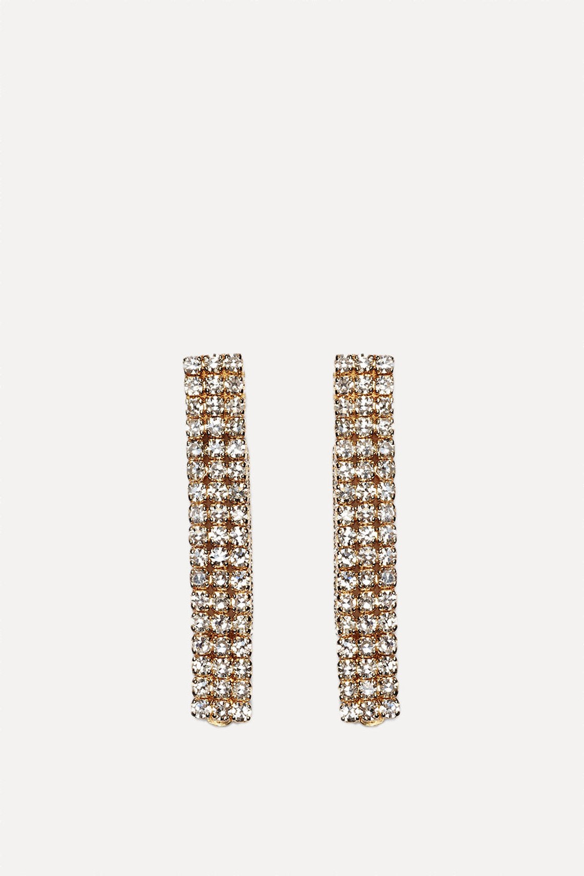 18kt Gold Hoop Earrings With Diamonds