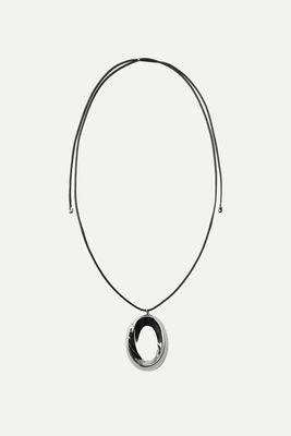 Cord Necklace With Circular Pendant from Zara